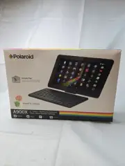 Polaroid P900X 8GB 9" Android Dual Camera Tablet Keyboard Case Bundle Sealed
