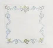 Susan Roberts Ring Bearer Wedding Pillow Handpainted Needlepoint Canvas