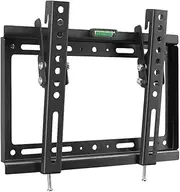 suptek Tilt TV Wall Mount Bracket for Most 14-42 inch LED, LCD and Plasma TV, Mount with Max 200x200mm VESA and 55lbs Loading Capacity, Fits Studs 8" Apart, Low Profile with Bubble Level (MT3202)