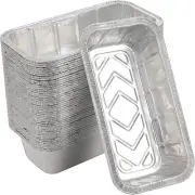 Loaf Pans [50 Pack] 2Lb Heavy Duty Disposable Aluminum Foil Premium Bread Tins S