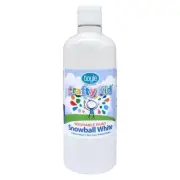 Boyle Crafty Kids Non-Toxic Snowball White Colour Art/Craft 500ml Washable Paint