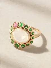 [Pascale Monvoisin] Pascale Monvoisin - Jasmine 9-karat Gold Multi-stone Ring - 7 7 Gold