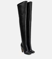 [Bottega Veneta] Bottega Veneta Leather over-the-knee boots AU 7 black