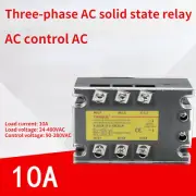 Three-phase SSR AC control AC AC-AC solid state relay YJGX-3A4810A 480VAC 10A