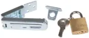 Abus BRASS KEY PADLOCK 30mm Width,17.5mm Shackle,With Hasp & Staple*German Brand