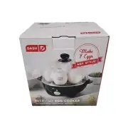 Dash Everyday Egg Cooker 7 Egg Capacity One Touch Cooking Any Style. New-Black