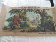 Grands Maitres Collection THE SWING Nicolas Lancret Blank NEEDLEPOINT CANVAS