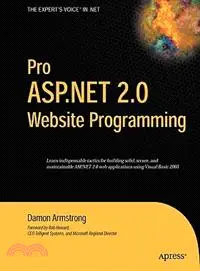 在飛比找三民網路書店優惠-Pro Asp.net 2.0 Website Progra