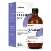 New Melrose Organic Flaxseed Oil 200ml Liquid Linseed Oil Vege Omega 3