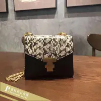 在飛比找Yahoo!奇摩拍賣優惠-雅格時尚精品代購TORY BURCH 雅麗時尚 蛇紋T字鎖翻