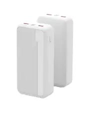 Fresh Fab Finds 20000MAH Fast Charging Power Bank White