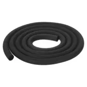 13mm x 2 Meters Foam Weather Stripping Door Seal for Instruments - Black