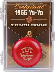 Duncan Vintage Wooden Crossed Flags Tournament Yo Yo, Assorted Colours, 1