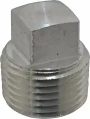 1/4 316 Stainless Steel Square Head Pipe Plug 170 Pieces