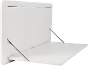 800 x 450mm Caravan Table Foldout Picnic Camping Outdoor Plastic Desk Motorhome (White with LED Lamp)