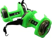 Heel Wheels Roller Skating Adjustable Spark Pads with Lights Skid Pads Roller Heel Skates Skating Shoes Children Boys Child