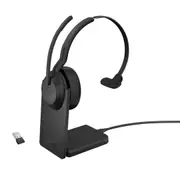 Jabra 25599-889-989 Evolve2 55 Link380A UC Mono Bluetooth Charging stand Black
