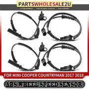 4Pcs Front & Rear ABS Wheel Speed Sensor for Mini Cooper Countryman 2017-2018 (for: Mini)