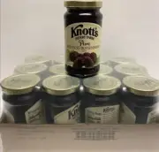 12ct - Knott's Berry Farm 16 oz Pure Seedless BOYSENBERRY Jam Jelly 11/2024