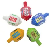 Classic Mexican Pirinola Toma Todo Solid Plastic Piece 5 Different Colors Pack