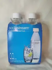Soda Stream Carbonating Bottles 1 Liter 2pack Power Source Play Spirit Fizzi