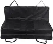 Dog Seat Cover Dog Car Seat Cover Pet Dog Travel Mat Hammock for Dog Caravan Back Seat Safety Mat Dog Hammock(Black)