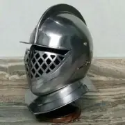 Medieval Helmet Battle Ready Steel Helmet 16 ga Steel Armor