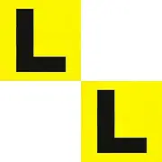 2PCS Learning Learner Driver Magnetic Yellow L Plate Car Licence Green P RED P (Yellow L)