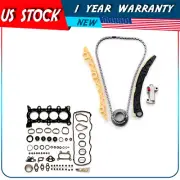 Full Gasket Set Timing Chain Kit For 06-11 Honda Civic 1.8L SOHC R18A1 (for: Honda)