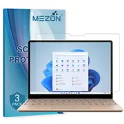 [3 Pack] MEZON Ultra Clear Film Screen Protector for Microsoft Surface Laptop Go 2 (12.4") – Case and Surface Pen Friendly, Shock Absorption – FREE EXPRESS