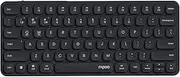 RAPOO E9050L Multi-Device Wireless Keyboard, Blade-Series 78-Key Ultra-Slim Bluetooth Keyboard, USB-C Rechargeable Compact Silent Keyboard, Support 4 Devices, Low-Profile, for Windows/Mac/Linux/Chrome