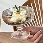 Clear Glass Bowls Sundae Dishes Trifle Bowl for Parfait Condiment Milkshakes