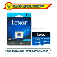 在飛比找蝦皮購物優惠-Microsd 64GB LEXAR 高性能 633x 10