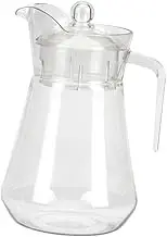 Glass Water Pitcher 1pc Pot Water Pitcher Cold Water Beverage Fridge Pitcher Ice Tea Pitcher Storage Container with Lid Glass Water Kettle Covered Pitcher Tea Drink with Scale