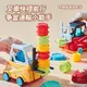 兒童工程車堆高機按壓車玩具組玩具收納 玩具收納櫃 兒童玩具 兒童玩具益智玩具 兒童玩具車 兒童節禮物