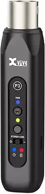 P3 Wireless XLR Bluetooth Receiver, Bluetooth Adapter for Speakers, Audio Mixer,