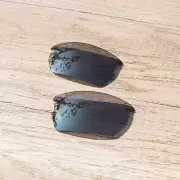 Walleva Black Mr.Shield Polarized Replacement Lenses for Wiley X Valor