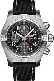 Breitling Avenger Black Dial & Band A24315101B1X2 Automatic GMT Steel Mens Watch