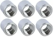 (6 Pack) 2" NPT 304 Stainless Steel Pipe Thread Class 3000 PSI 3M Full Coupling