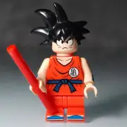 Custom Lego Goku (Young) Minifigure, Dragonball, Ships Free!
