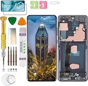 (Incell/Without Fingerprint) LCD Assembly for Samsung Galaxy S20 Ultra 5G G988 Screen Replacement kit (Black)