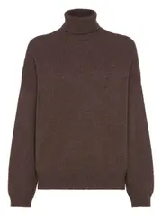 [Brunello Cucinelli] Brunello Cucinelli-Maglione A Collo Alto In Cashmere-Donna L
