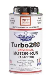 MARS 12200 AmRad Turbo 200 2.5 - 67.5 MFD 440/370V Universal Motor Run Capacitor