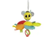Lamaze Clip On Car Seat and Stroller Toy - Buzzy The Bee - Crinkle Car Seat Toys and Stroller Toys - Sensory Toys for Babies - Travel Toys for Car - Infant Toys Ages 0 Months and Up