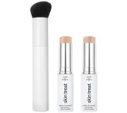tarte Set - 1 Buffing Brush + 2 Skin Treat Poreless Sticks Foundation Mahogany N