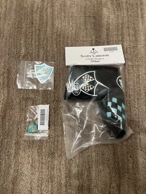 Scotty Cameron 2022 Club Cameron Member Head Cover, Pin, and Sticker -New!