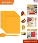 6PCS Non-Stick Silicone Dehydrator Sheets with Raised Edge - Cosori Compatible