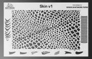 Skin texture mesh airbrush stencil - Mylar Reusable