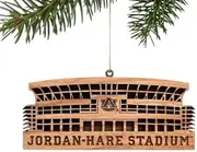 Inspired Indigo Auburn University Tigers Jordan-Hare Stadium Christmas Ornament | NCAA Football Stadium Holiday Decor - Officially Licensed | AU Holiday Hanging Decor for Christmas Tree