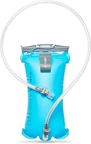 HydraPak Velocity (1.5L or 2L Hydration Reservoir) Slim Water Bladder/Reservoir, Self-Sealing Bite Valve, Leak Proof, Fully Reversible, Dishwasher Safe
